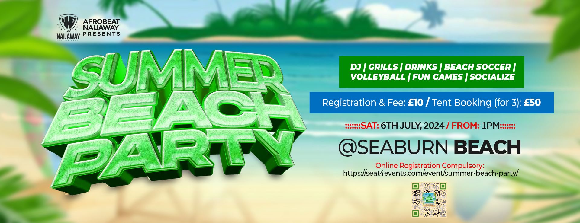 SUMMER BEACH PARTY | Seat4events